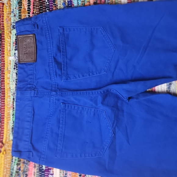 Polo Ralph Lauren Bright Blue Authentic Dungarees 100% Cotton Jeans - Picture 6 of 7